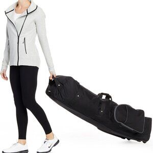 NEW Amazon Basics Soft-Sided Foldable Golf Travel Bag - Black